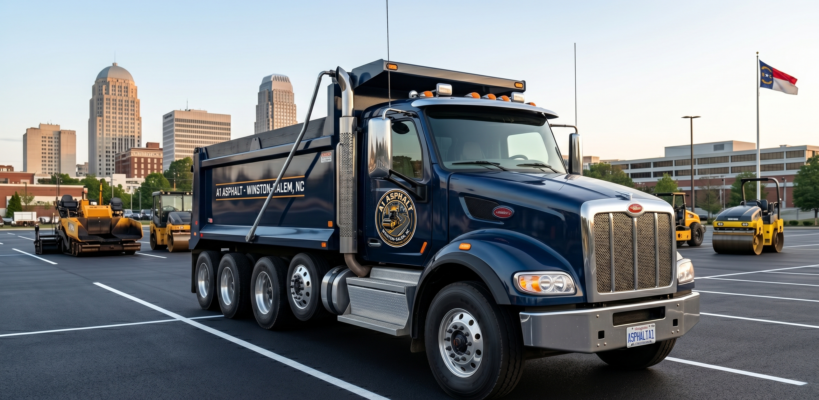 A1 Asphalt Winston-Salem Work Truck